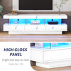 Modern 160 cm High Gloss TV Stand Cabinet with LED Lights for 55 / 65 Inch TV