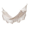 Boho Camping Hammock Outdoor Travel Double Person Hanging Hammock Rocking Bed UK