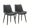 Velvet Dining Chairs Padded Set of 1/2 Metal Legs Kitchen Home Office Multicolor