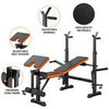 Foldable Dumbbell Bench Weight Training Fitness 7 Incline Adjustable Workout Gym