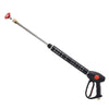 High Pressure 4Wheels Washer Surface Cleaning Machine/Sprayer Gun/Telescopic Rod