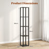 Floor Lamp with Shelves 4-Tier Freestanding Display Rack