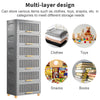6 Tier Large Storage Drawer Unit Tower Plastic Organizer Cabinet School Home UK
