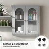 New Bathroom Cabinet With Shelf Wall Mounted For Bathroom Storage Grey