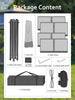 4x4M Pop Up Garden Gazebo Outdoor Party Tent Canopy With Sides Heavy Duty