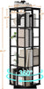 4-Tier Rotating Bookshelf, Bookshelf Tower, Freestanding Book Storage Rack