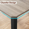 78.7 Industrial Dining Table for 6-8 People,Large Rectangular Wood Kitchen Table