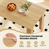 COSTWAY 120 CM Dining Table for 4-6 People Wooden Rectangular Table