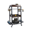 3 Tray Tool Storage Cart Rolling Wheel Utility Trolley Organizer Garage Workshop