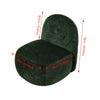 Swivel Accent Chair Chenille Armchair Padded Seat Bedroom 360° Revolving Chairs