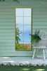 Extra Large Gold Window Garden Wall Mirror 59 x 24" 150 x 60cm MirrorOutlet