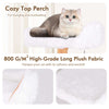 168 cm Tall Solid Wood Cat Tree Modern Wooden Cat Tower w/ Perch