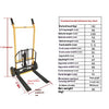 Miniature Forklift Manual Hydraulic Stacker Lightweight Small Lift Truck