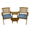 Wooden Companion Love Seat Cushions Garden Chairs Table Corner Bench Jack & Jill