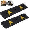 2x 100cm Long Heavy Duty Kerb Ramps For Hgv Caravans Car Truck Garage Wheelchair