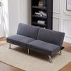Upholstered 3 Seater Fabric Sofa Bed Sleeper Couch Sofabed Settee Recliner Beds