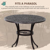 Vintage Dining Set Cast Aluminium Furniture Outdoor Garden Patio 4 Chairs Table