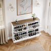 Vida Designs 4 Drawer Shoe Cabinet Hallway Storage Space Unit Shelf