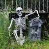 160cm Giant Poseable Human Skeleton Prop Halloween Party Indoor/Outdoor Decor UK