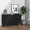 Modern Wooden Sideboard Storage Cabinet Unit With 2 Doors & 2 Drawers Wood Units