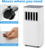 Tangzon 7000 BTU Portable Air Conditioner 4-in-1 Dehumidifier Remote Timer