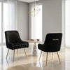 Set of 2 Marco Dining Chairs Brushed Velvet