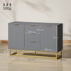 Sideboard Storage Cabinet with Adjustable Shelves, Grey
