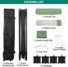 12x12FT Pop-Up Canopy with Mosquito Netting Outdoor Patio Canopy Tent Waterproof