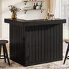 Black L-Shaped Home Unit, 4-Tier Corner Table For Home USE!