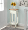 Small Console Table, Off White Painted Telephone Table with Drawer, Plant Stand