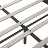 4ft6 Double Bed Frame Upholstered Platform Bed Frame with Adjustable Headboard