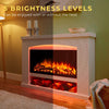 Endeavour Fires Duggleby Electric Fireplace in an Off White MDF Fire Suite