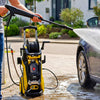Electric Pressure Washer 150BAR Digitial Wolf Jet Wash Power Cleaner Car Patio