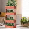 Large Wooden Raised Bed Vegetable Flower Garden Planter Box with Drainage System