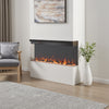 Electric Fireplace Panoramic Media Fire 40-80in Insert LED Fireplace Decorations