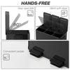 3 x 20L Triple Kitchen Bin Pedal Bin for Recycling and Waste, Black