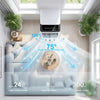 10L Portable Air Cooler Fan Humidifier Remote Timer 3 Speed Home Office Cooling