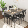 Dining Table Set with 2/4 Chairs, Modern Design for Kitchen, Home, Patio, Garden