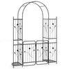 COSTWAY 220 cm Tall Garden Arch with Lockable Gate