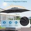 Large Offset Hanging Umbrella w/ 360° Rotation