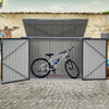 Lockable Storage Shed Outdoor Bike Shed Metal Galvanized Steel Sheds for Bikes