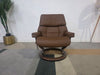 Stressless Ruby Classic Warm Brown Batick Leather Recliner Chair RRP £2099