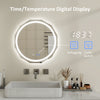 LED Bathroom Mirror Lights Touch Sensor Illuminated Demister Wall 600*600mm