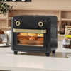 10L Air Fryer Oven, Electric Oven, Grill, Roast, Bake, 1000W, Black