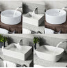 Bathroom Vanity Ceramic Bathroom Basin Sink Hand Wash Counter Top /Wall Mount UK