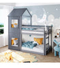 Wooden Bunk Beds Treehouse Bed Frame 3FT Single Cabin Kids Sleeper House Canopy