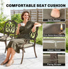 Vintage Garden Dining Set Cast Aluminium Patio Furniture 8 Seater Chairs Table