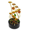 Water Feature Indoor Outdoor LED Fountain Waterfall Garden Decor (Metal Spiral)