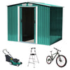 Galvanized Steel Box Metal Garden Storage Shed 12 X 10, 6 X 8, 8 X 8, 10 X 8 ft