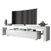 TV Unit 200cm Sideboard Cabinet | Cupboard TV Stand | White High Gloss Doors